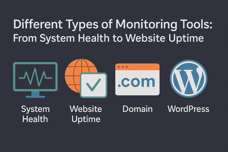 Different Types of Monitoring Tools: From System Health to Website Uptime